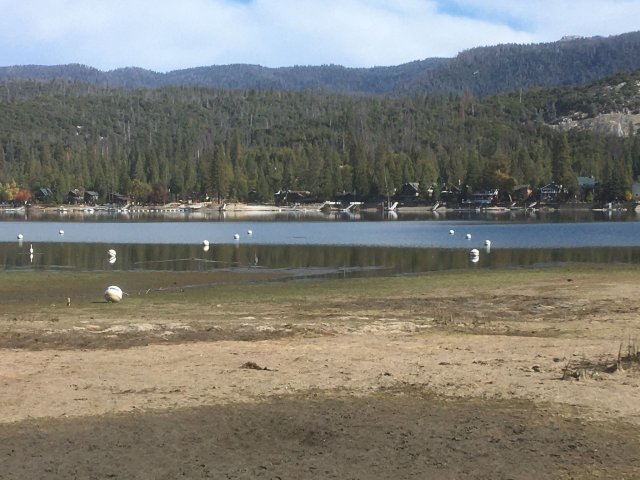 low water at the lake